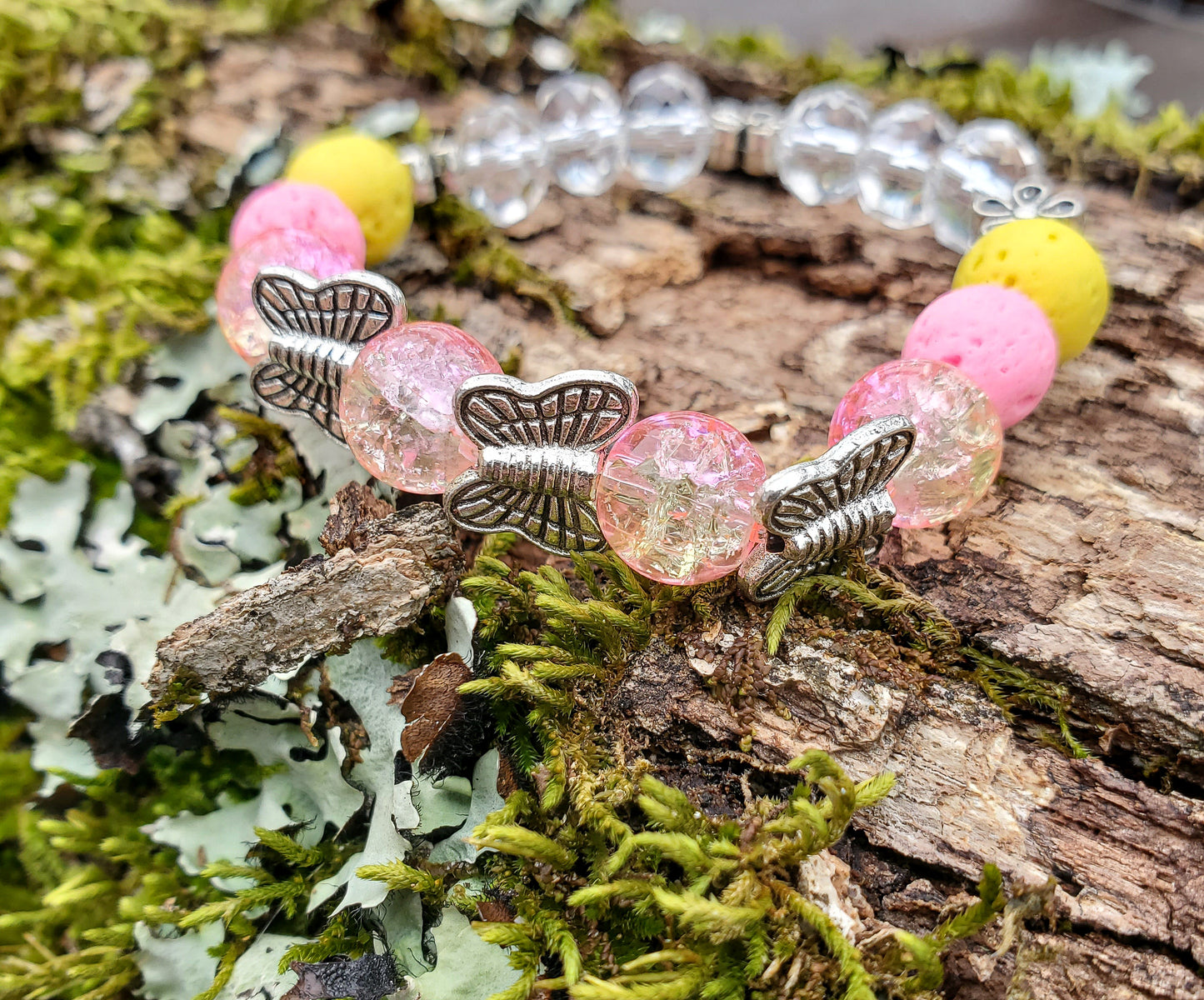 Little Arrow's Butterfly Garden Bracelet