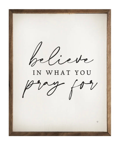 Believe Sign