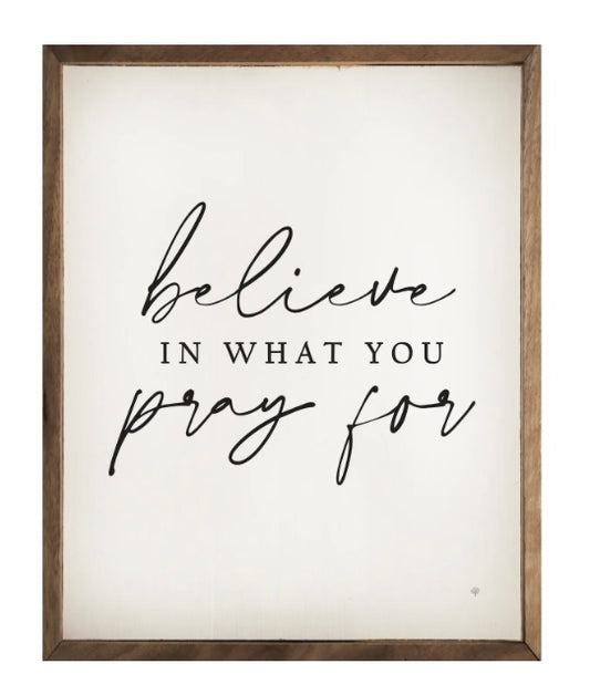 Believe Sign