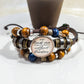 Spirit Lead Me Leather Stack Bracelet
