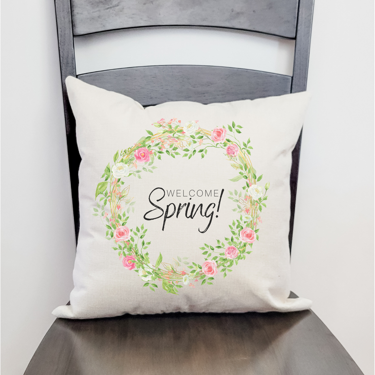 Welcome Spring Pillow Cover