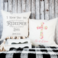 My Redeemer Lives Pillow Cover